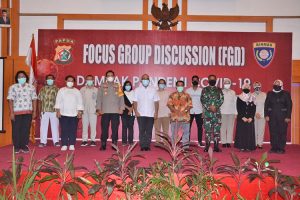 Polda Papua Gelar FGD, Bersama Stakolder Terkait, Penanganan Dampak Pandemi Covid-19 dan Tatanan Sosial Di Papua