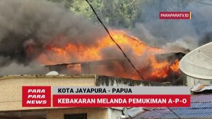 Puluhan Rumah Ludes Dilahap Api Di Jayapura