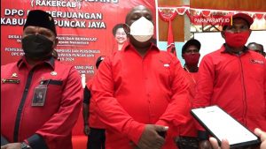 DPC PDIP Puncak Jaya Gelar Rapat Kerja Cabang