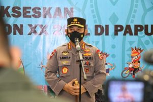 Kapolri Dan Panglima TNI, Tinjau Kesiapan Pelaksanaan Opening Ceremony PON XX Papua
