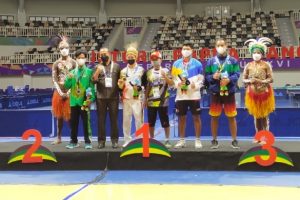 Hari Kedua, Tenis Meja Papua Sumbang 3 medali Emas