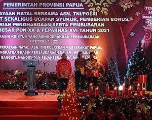 Natal Bersama Panitia PON dan Peparnas Papua