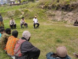 Satgas Binmas Noken Gandeng 17 Kepala Kampung Imbau Masyarakat Untuk Jaga Kamtibmas