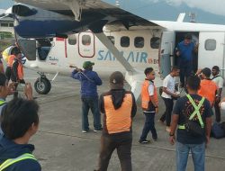 Pesawat Ditembak, Pilot dan Co Pilot Pesawat Sam Air Tiba di Kabupaten Jayapura