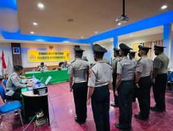 Delapan Personel Polresta Terima Punishment Dengan Mengikuti Sidang Disiplin