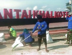 Sambut KMAN VI, LMR Papua, PAM GKI dan Satuan Polsek Sentim, Bersihkan Khalkote