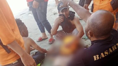 Korban Tenggelam di Pantai Holtekamp Ditemukan Tim SAR Gabungan Sudah Tidak Bernyawa