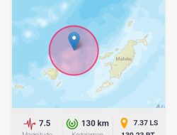 Berpotensi Tsunami Di Laut Maluku, 15 Wilayah Status Siaga dan Waspada