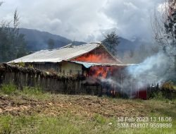 KKB Kembali Teror Bakar Rumah dan Kontak Tembak Dengan Aparat Gabungan TNI/Polri di Ilaga Kabupaten Puncak