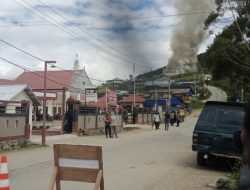 Polres Dogiyai Tangani Kasus Kebakaran di Dua Lokasi Berbeda