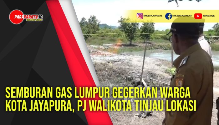 Semburan Gas Lumpur Gegerkan Warga Kota Jayapura, Pj Walikota Gercep ke lokasi