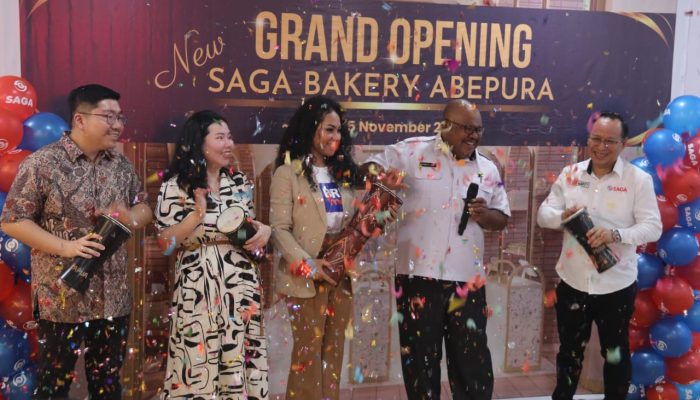 Grand Opening, Saga Bakery Abepura Diresmikan Pj Sekda Kota Jayapura