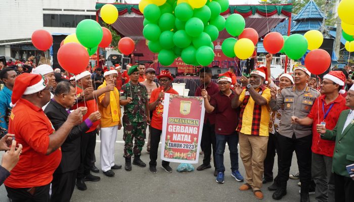 Gerbang Natal 2023, Memberi Pesan Memperkokoh Kebersamaan dalam Keberagaman di Kota Jayapura