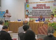 Pemkot Jayapura dan FKIP Uncen Gelar Seminar Proposal Tesis Diikuti 28 Guru Magister Pendidikan Dasar