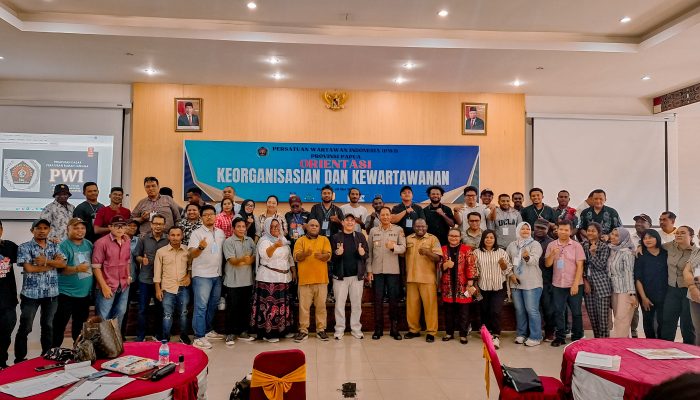 PWI Papua Gelar OKK Perdana Diikuti 70 Orang Wartawan