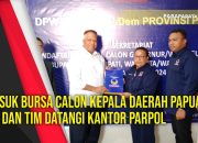 Masuk Bursa Calon Kepala Daerah Papua PW Dan Tim Datangi Kantor Parpol